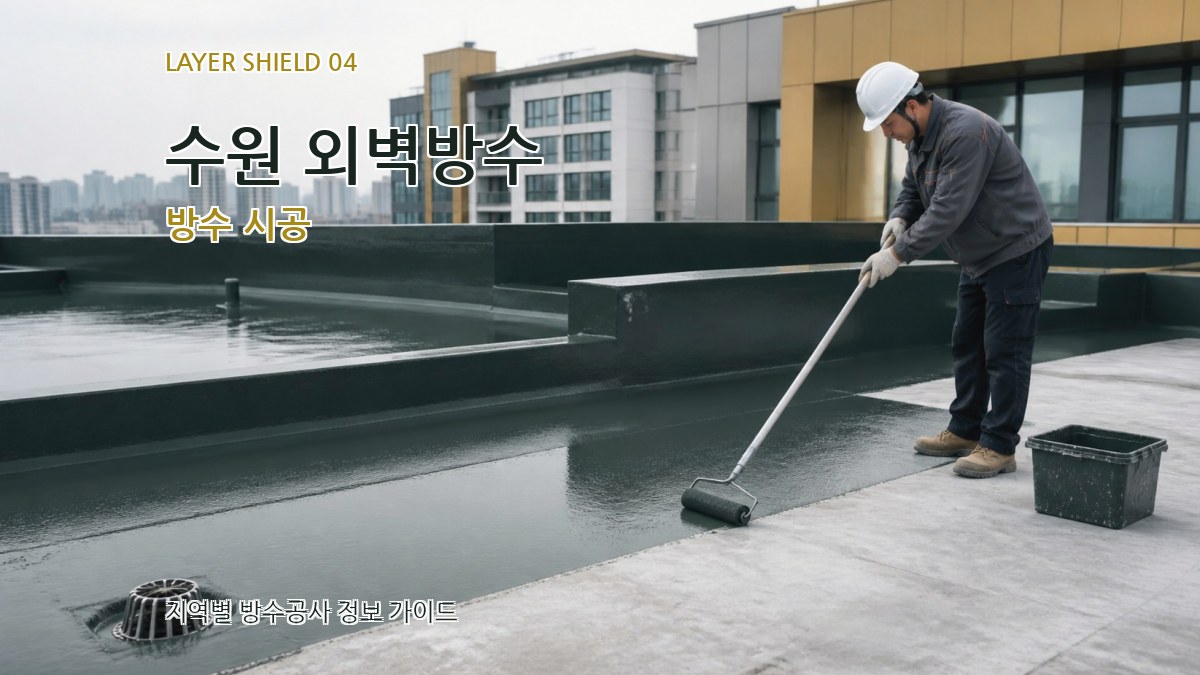 수원 외벽방수 방수 시공
