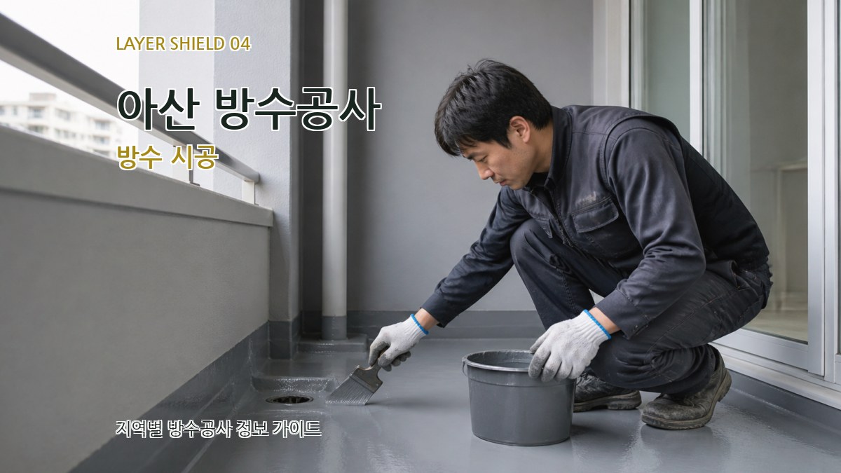 아산 방수공사 방수 시공