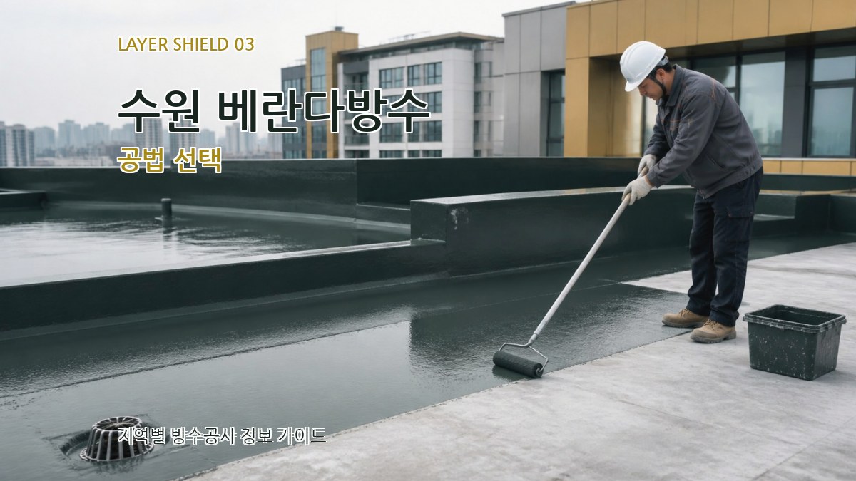 수원 베란다방수 공법 선택