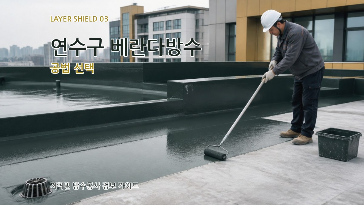 연수구 베란다방수 공법 선택