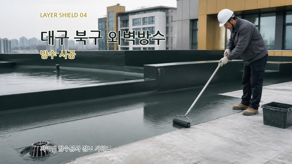 대구 북구 외벽방수 방수 시공