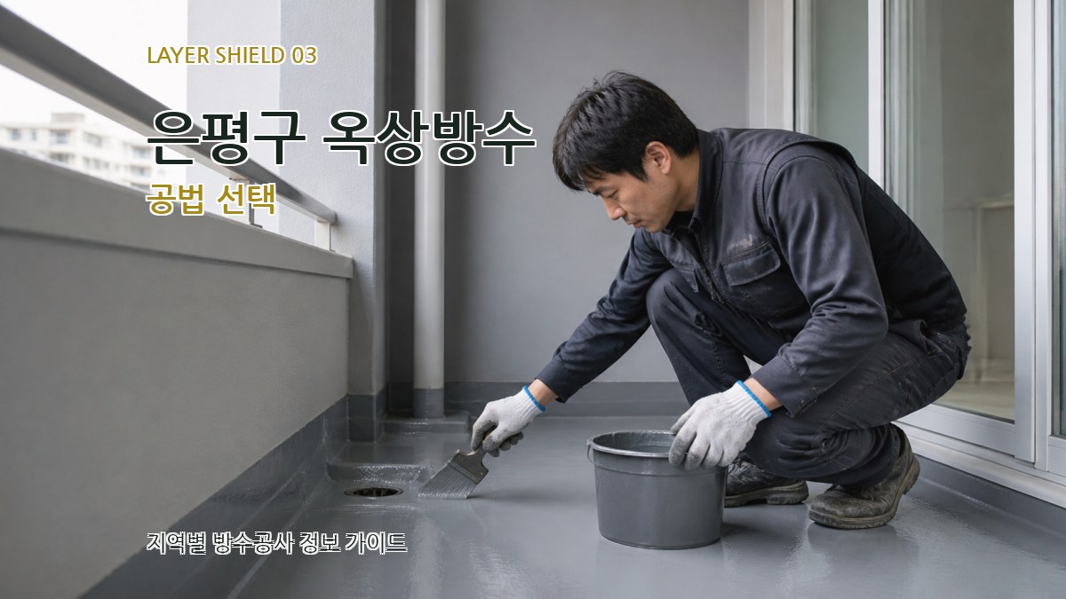 은평구 옥상방수 공법 선택