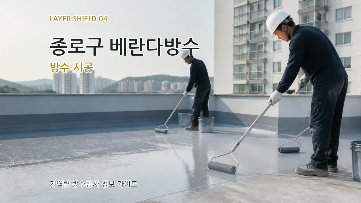 종로구 베란다방수 방수 시공