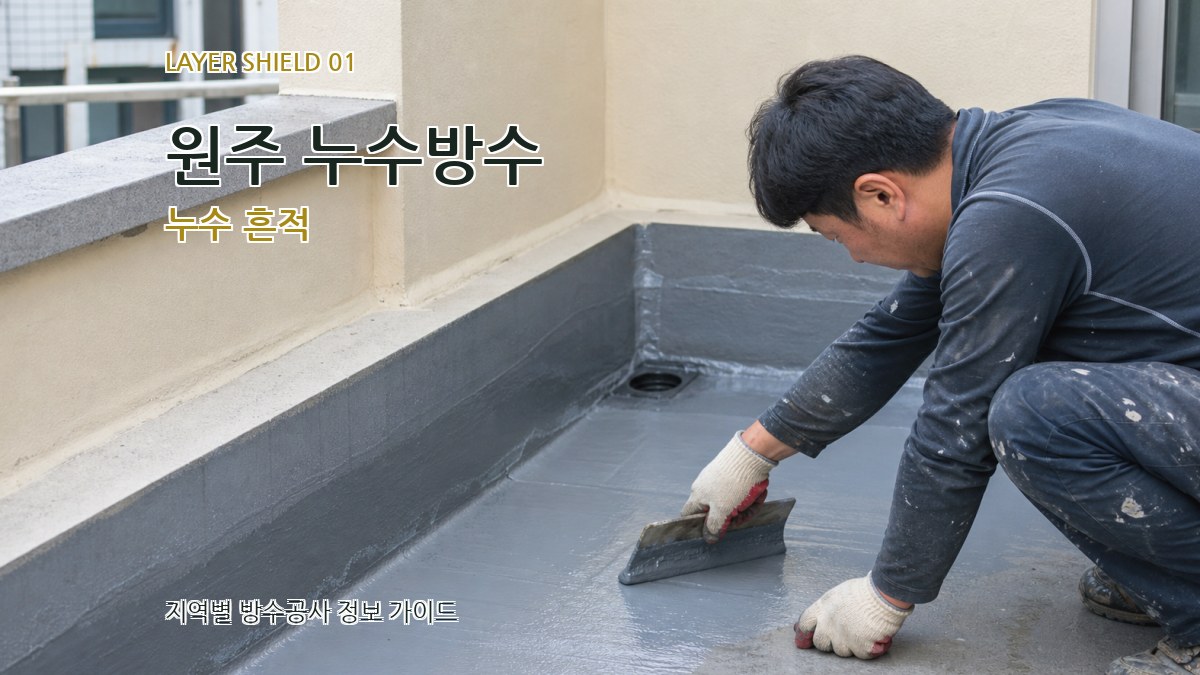 원주 누수방수