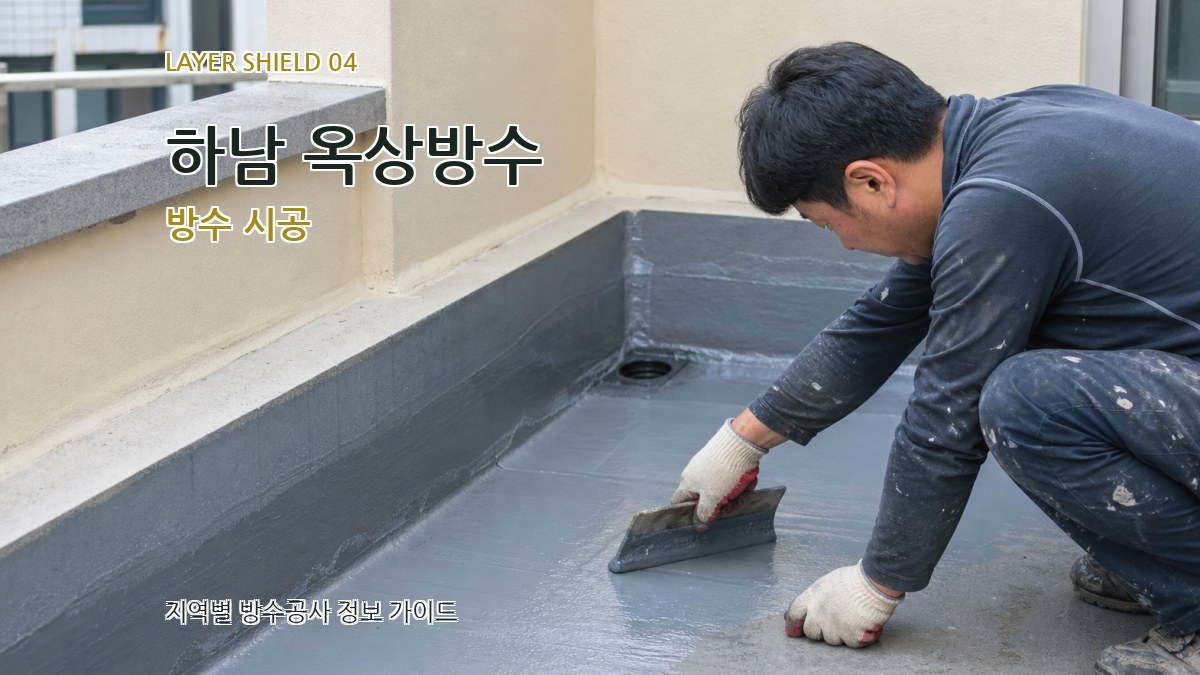 하남 옥상방수 방수 시공