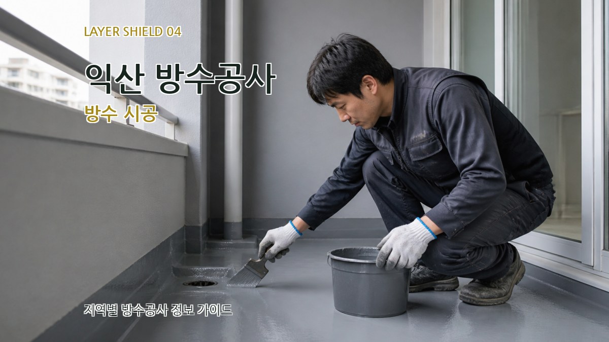 익산 방수공사 방수 시공