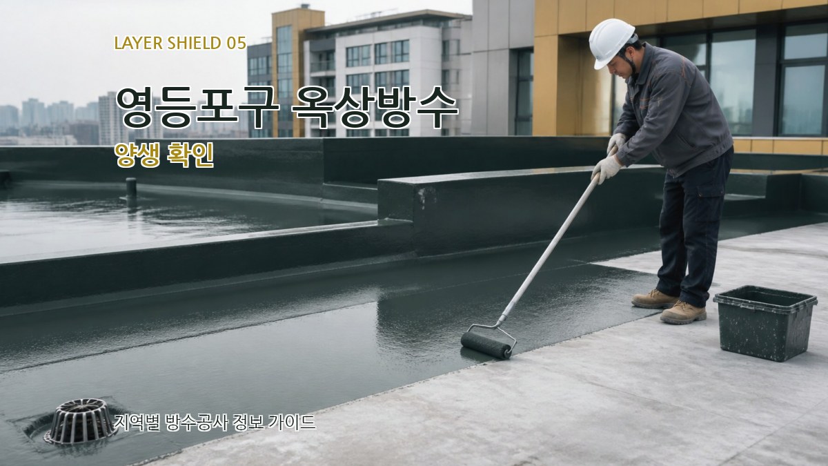 영등포구 옥상방수 양생 확인