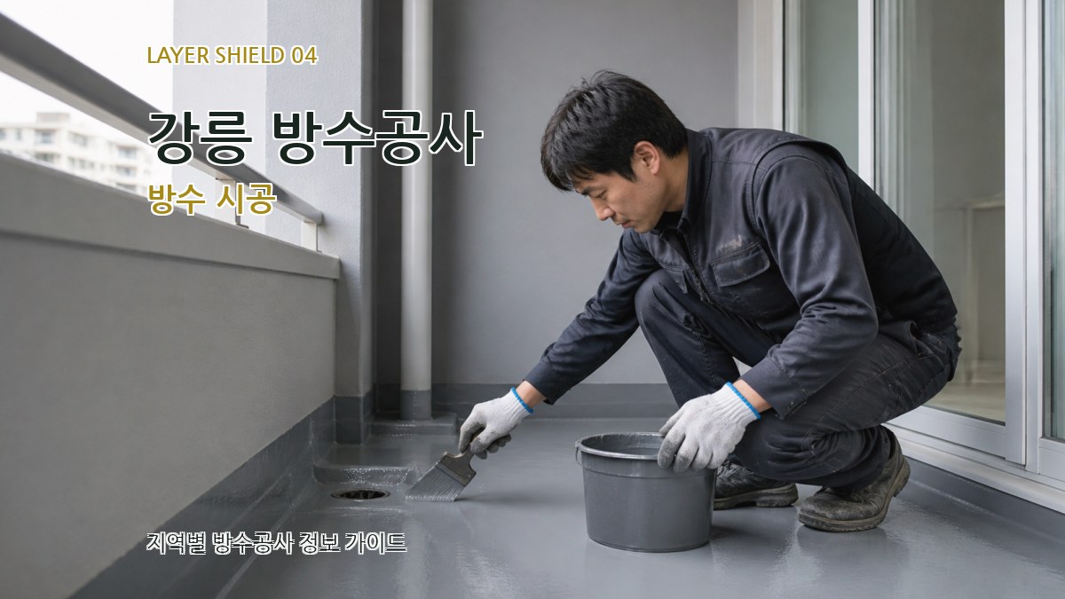 강릉 방수공사 방수 시공