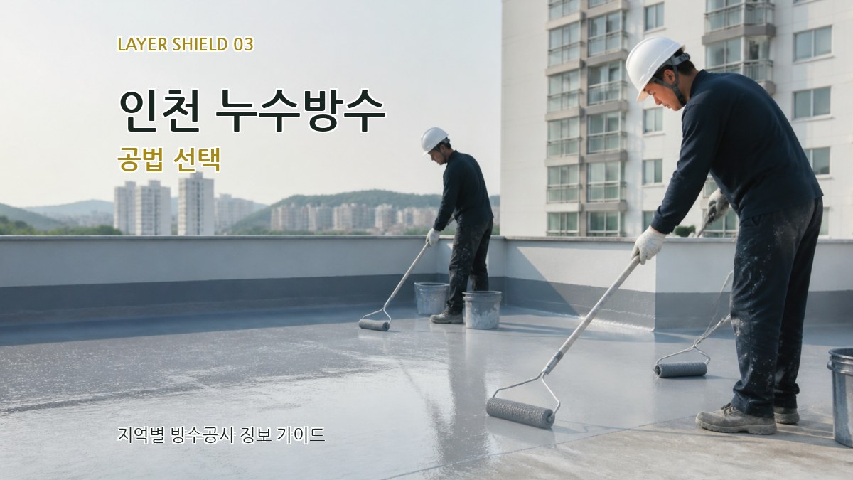 인천 누수방수 공법 선택