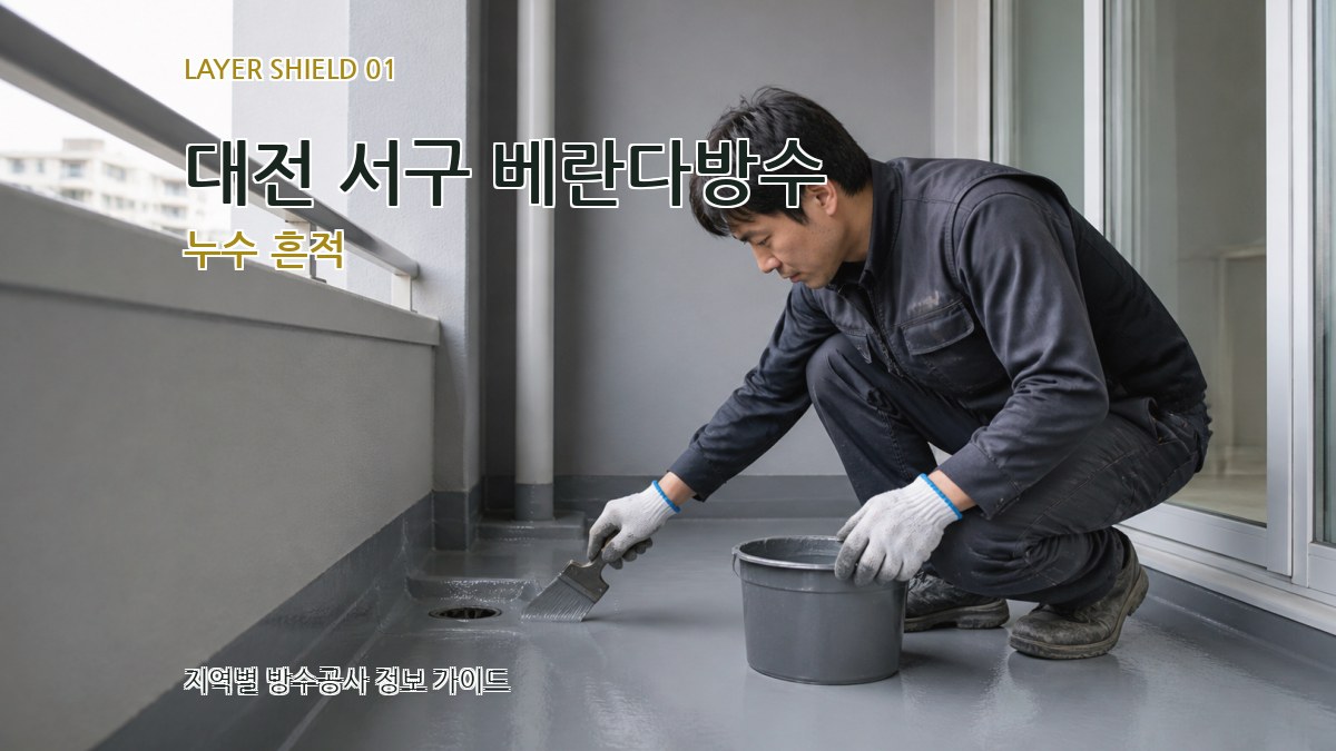 대전 서구 베란다방수