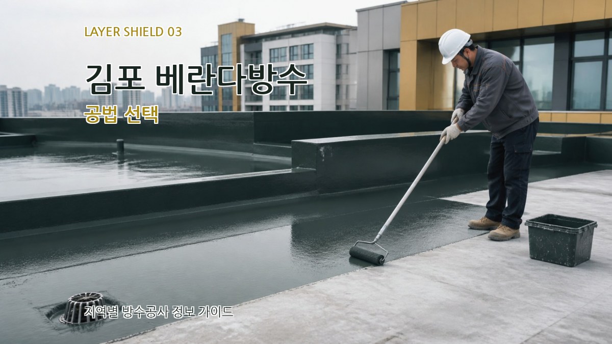 김포 베란다방수 공법 선택