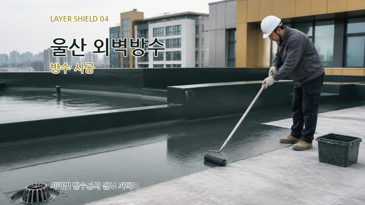 울산 외벽방수 방수 시공