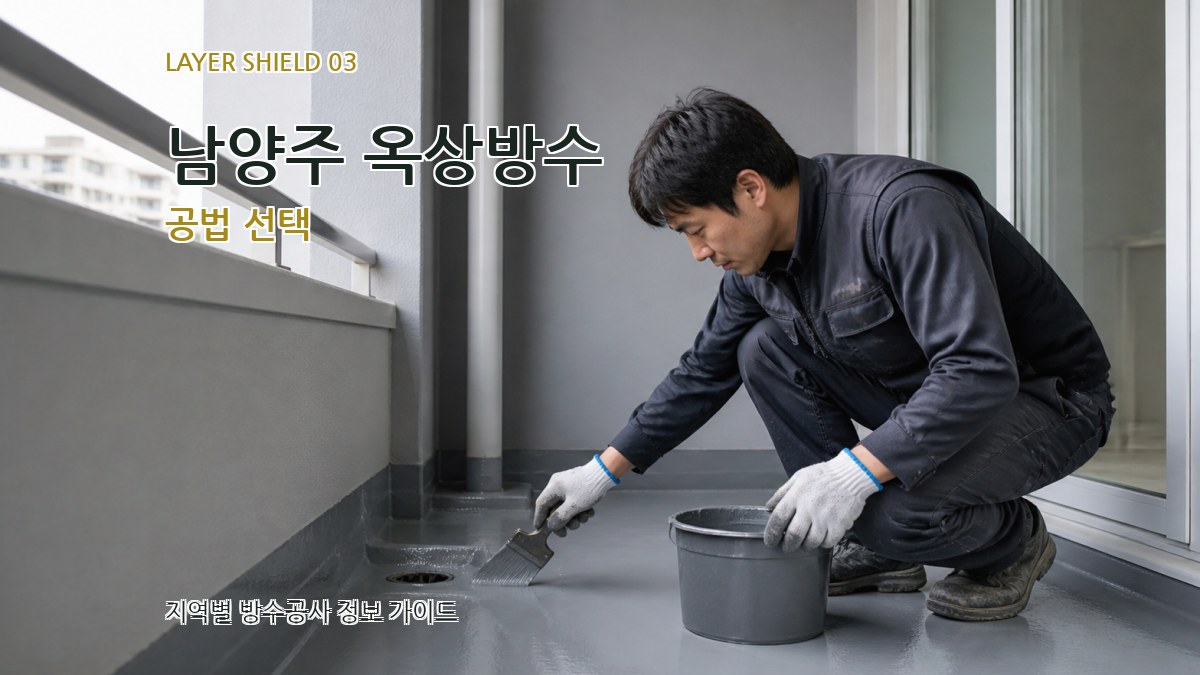 남양주 옥상방수 공법 선택