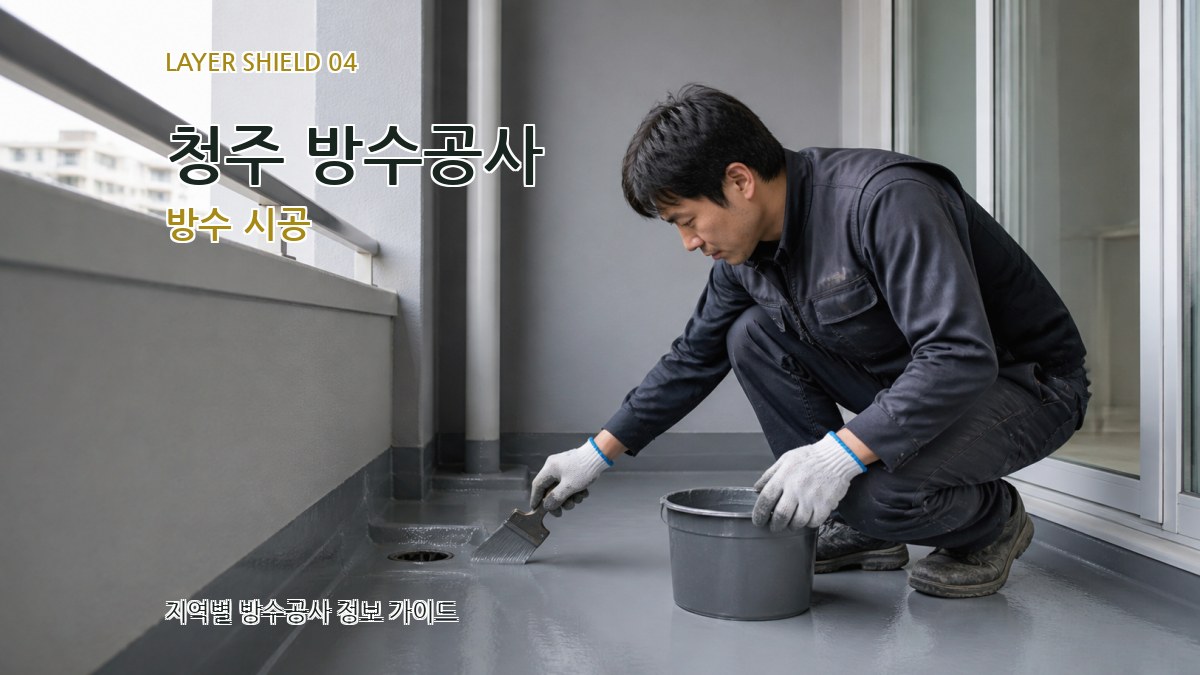 청주 방수공사 방수 시공