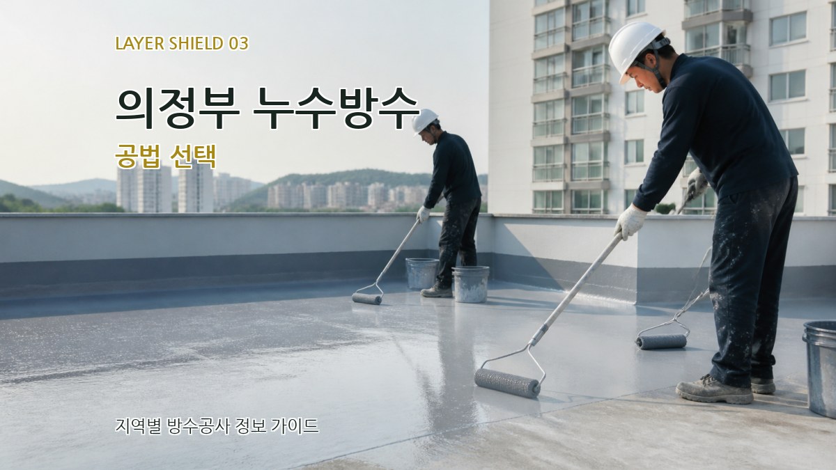 의정부 누수방수 공법 선택