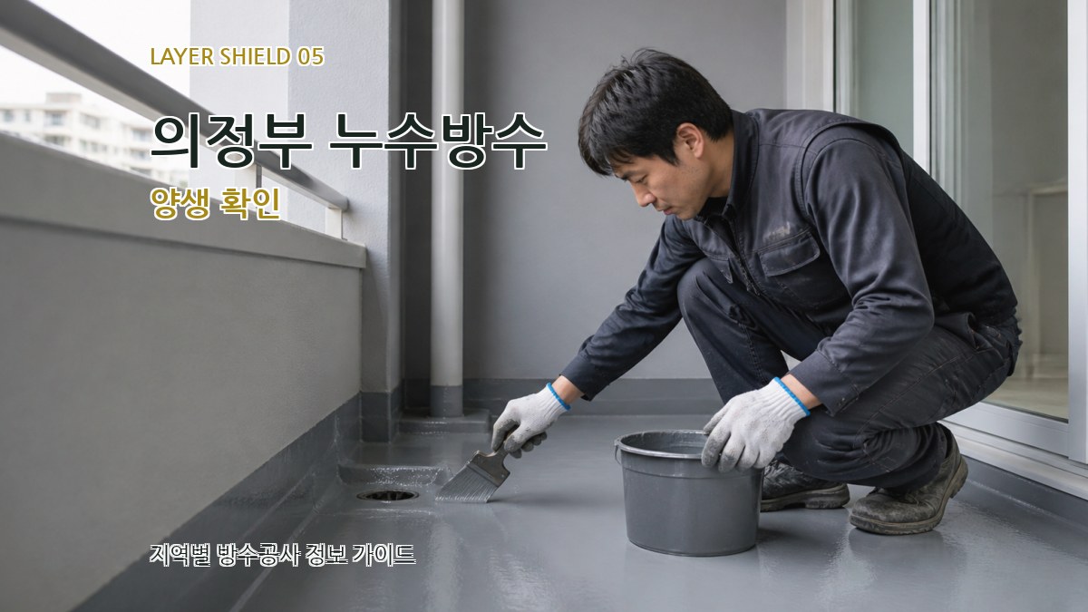 의정부 누수방수 양생 확인