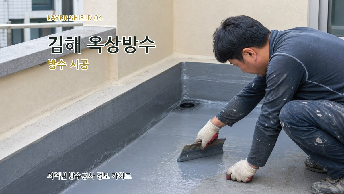 김해 옥상방수 방수 시공