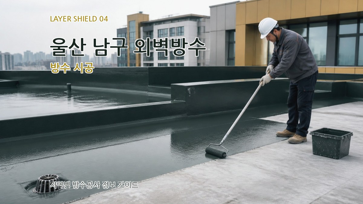 울산 남구 외벽방수 방수 시공