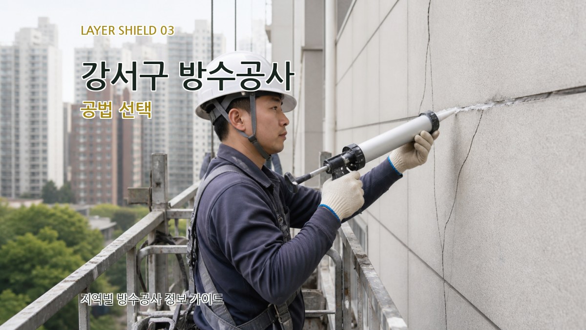 강서구 방수공사 공법 선택