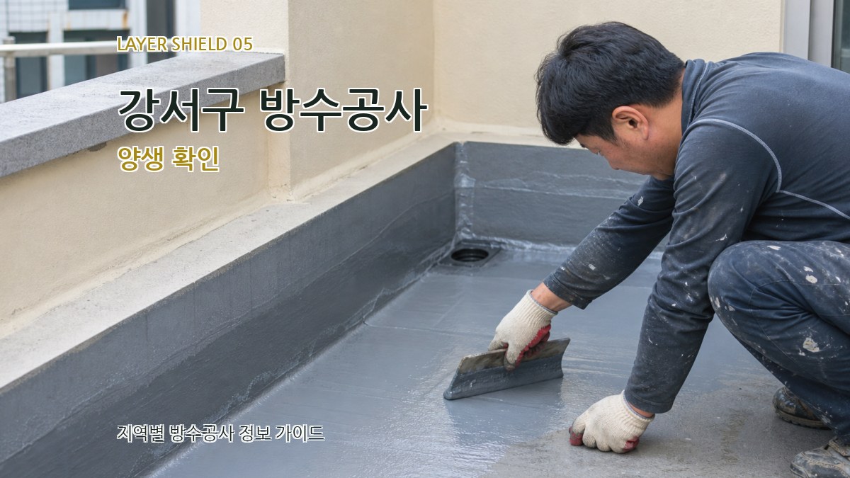 강서구 방수공사 양생 확인