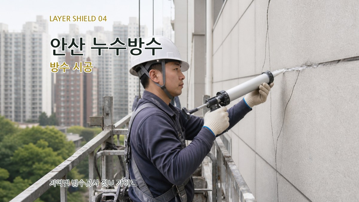 안산 누수방수 방수 시공