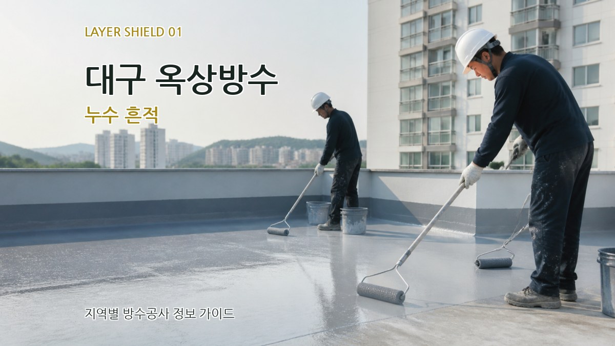 대구 옥상방수