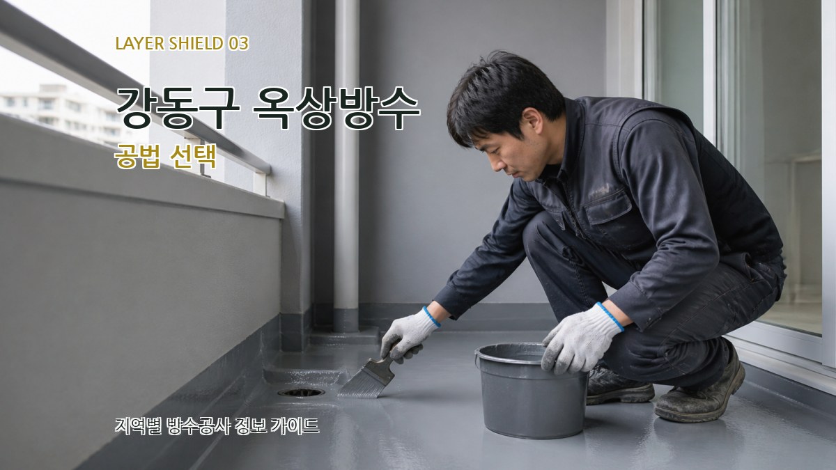 강동구 옥상방수 공법 선택