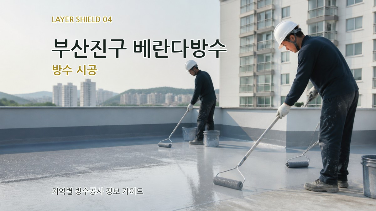 부산진구 베란다방수 방수 시공