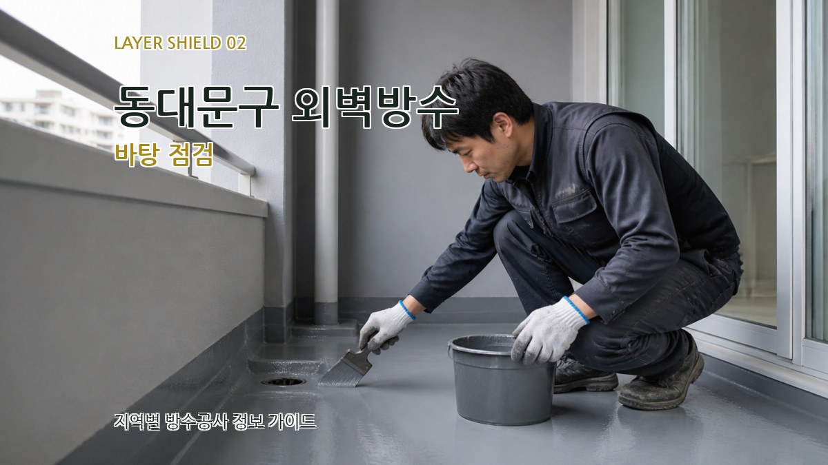 동대문구 외벽방수 바탕 점검
