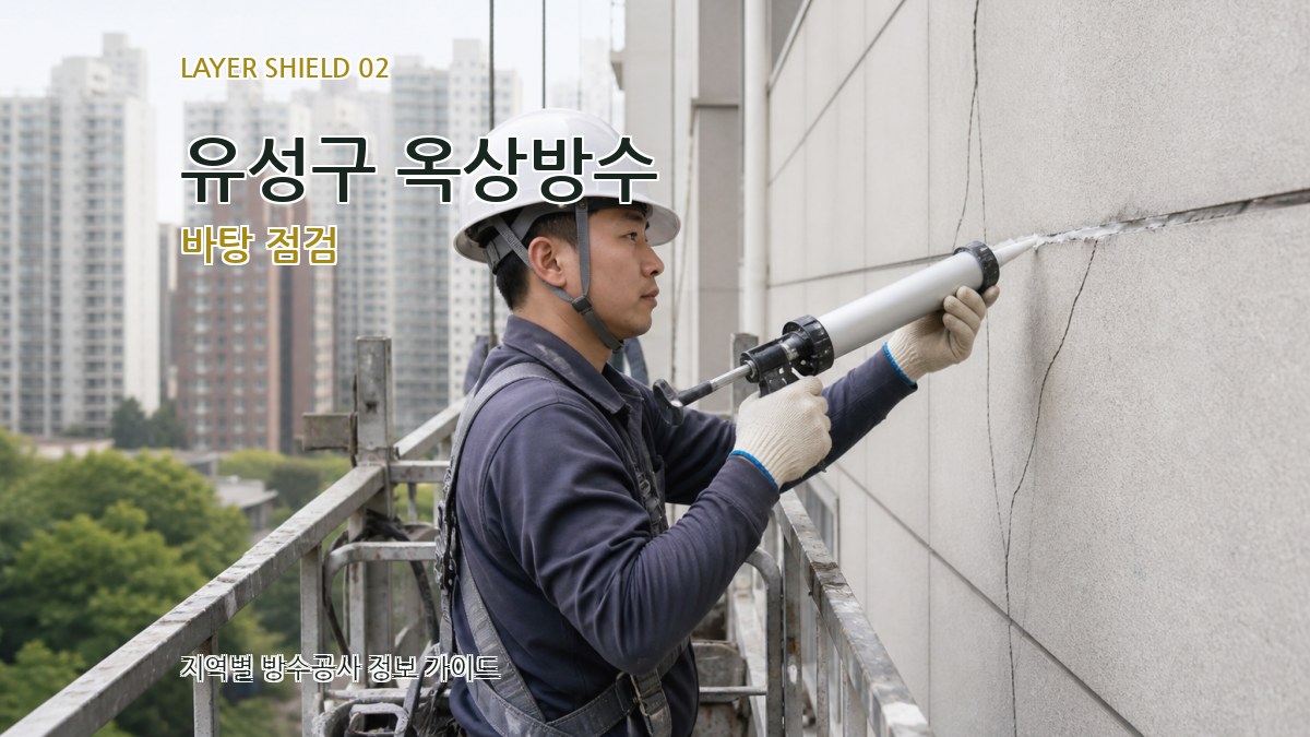 유성구 옥상방수 바탕 점검