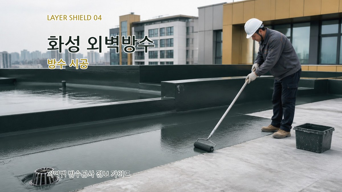 화성 외벽방수 방수 시공
