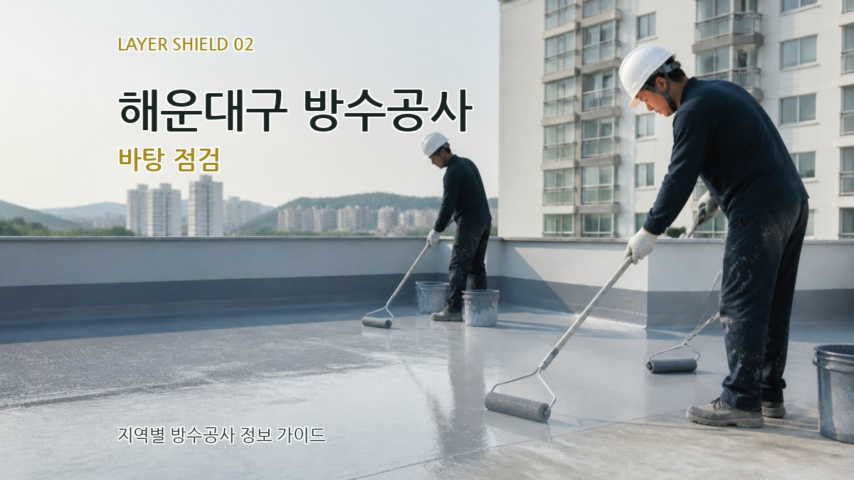 해운대구 방수공사 바탕 점검