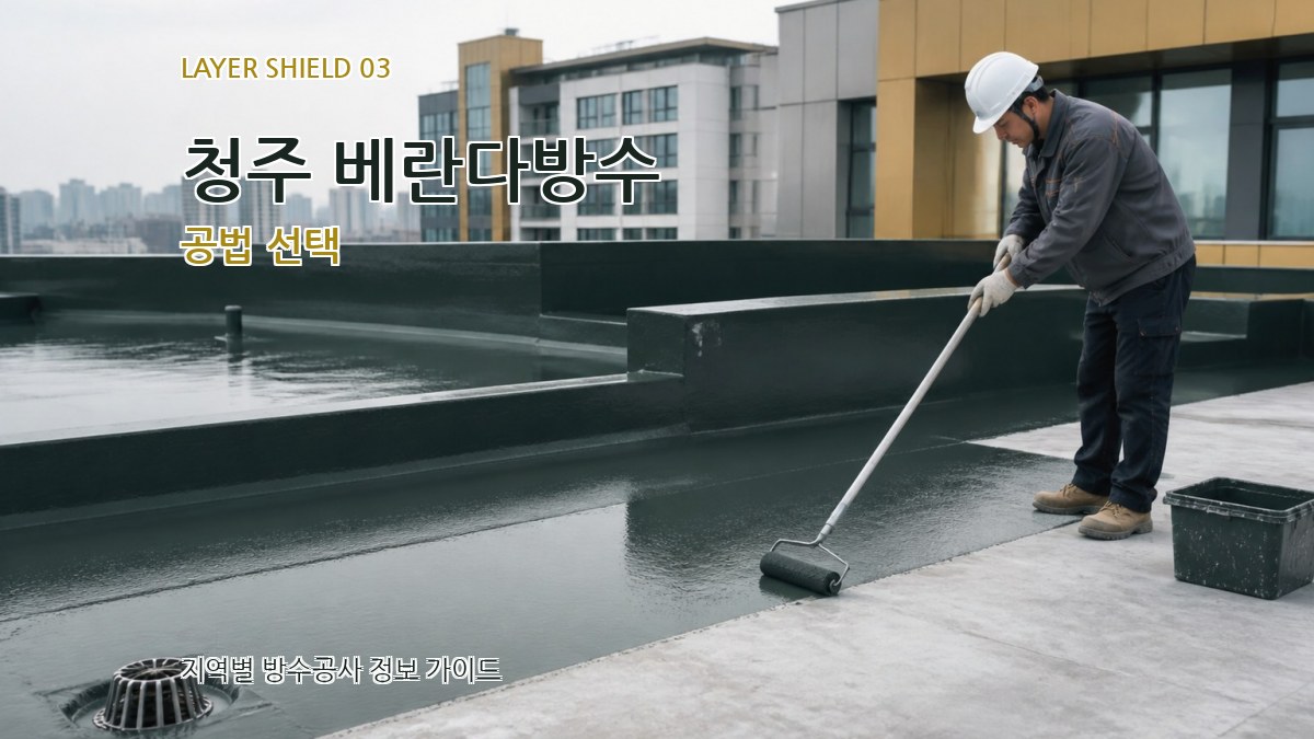 청주 베란다방수 공법 선택