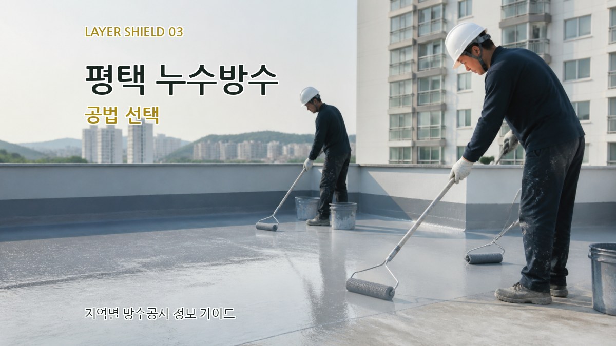 평택 누수방수 공법 선택