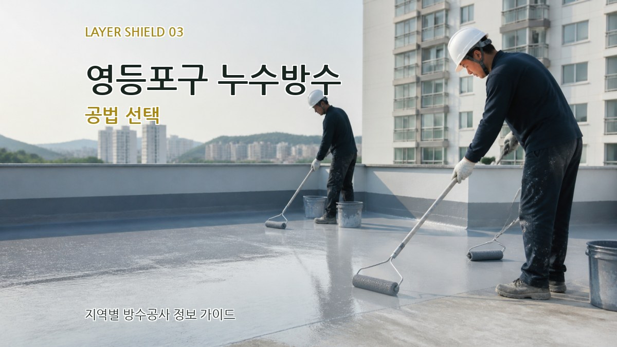 영등포구 누수방수 공법 선택