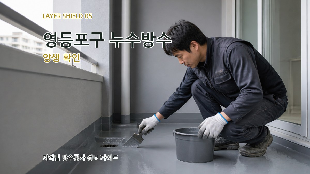 영등포구 누수방수 양생 확인