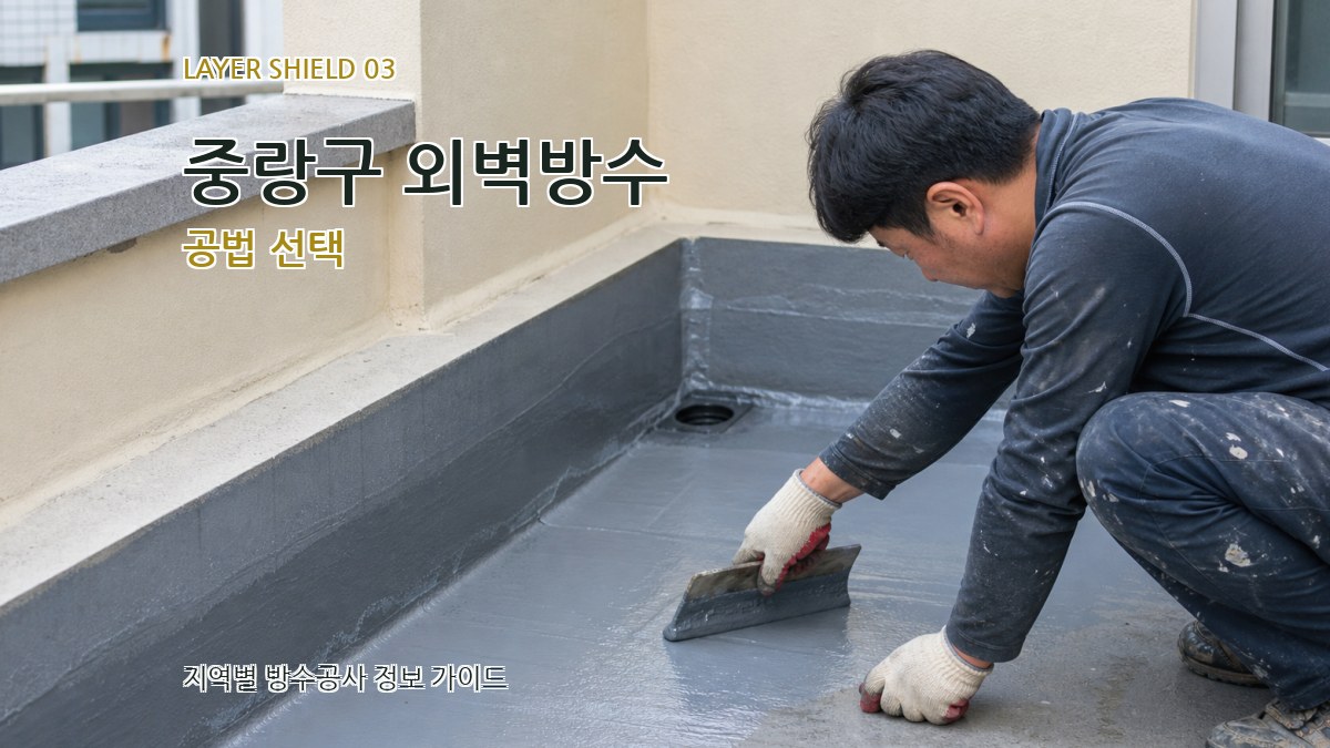 중랑구 외벽방수 공법 선택