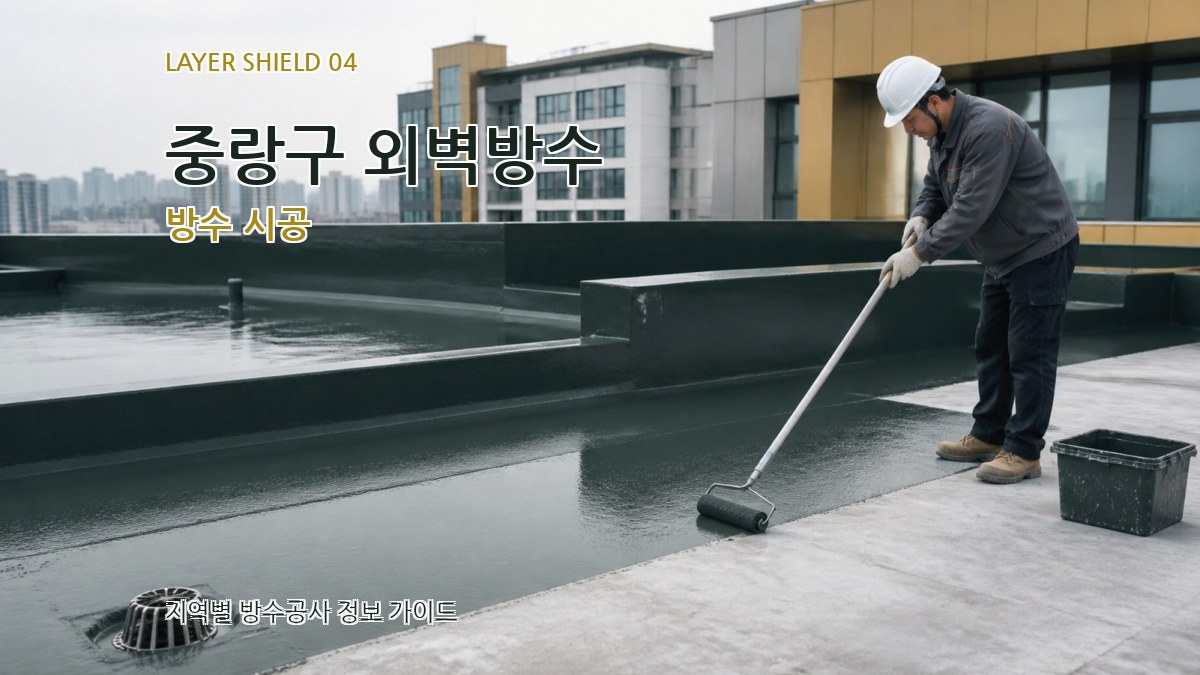 중랑구 외벽방수 방수 시공