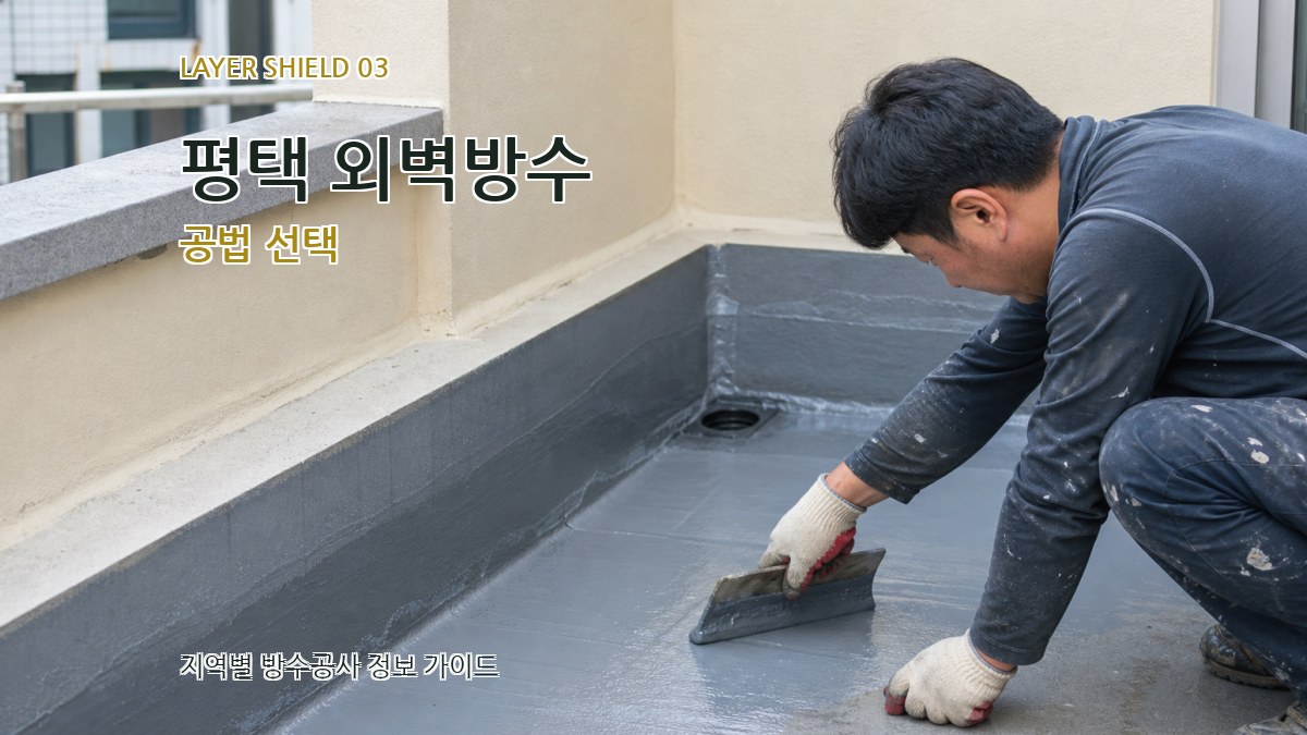 평택 외벽방수 공법 선택