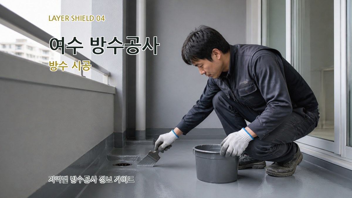 여수 방수공사 방수 시공