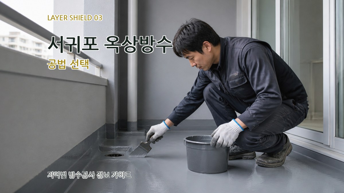 서귀포 옥상방수 공법 선택