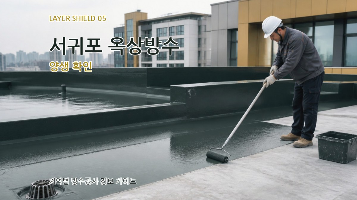 서귀포 옥상방수 양생 확인
