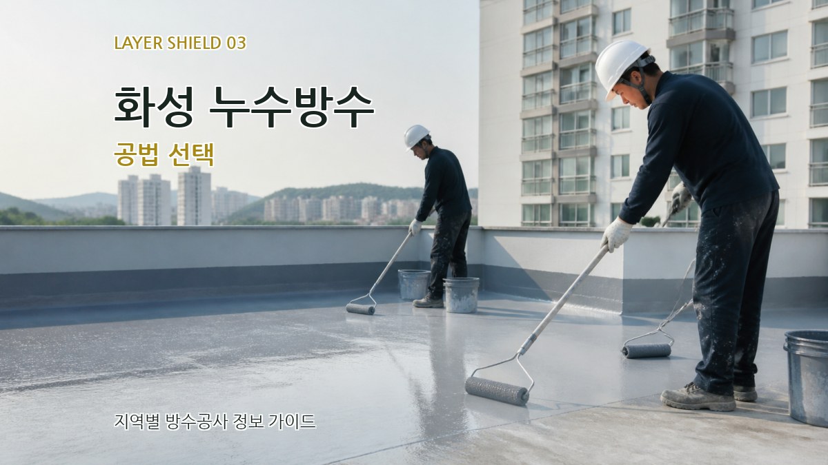 화성 누수방수 공법 선택