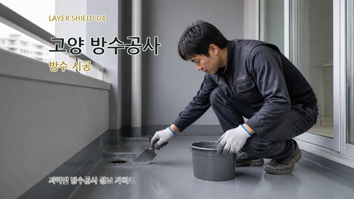 고양 방수공사 방수 시공