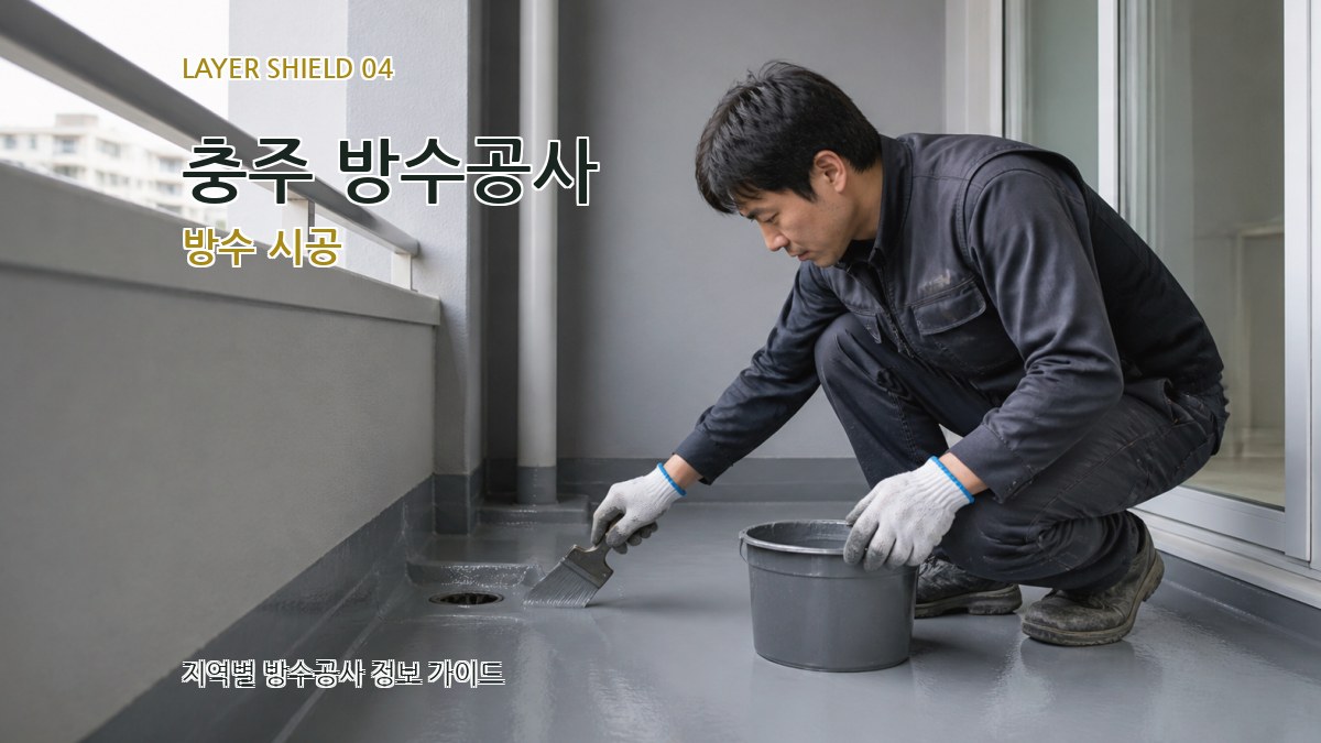 충주 방수공사 방수 시공