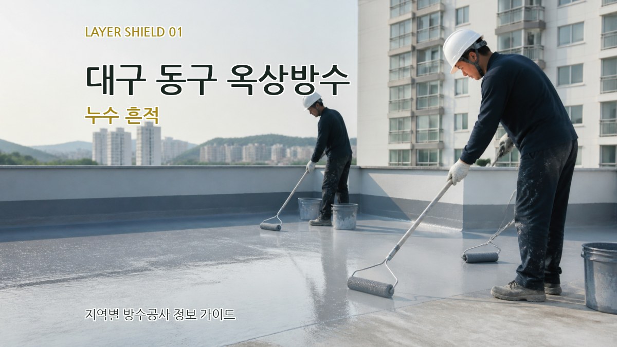 대구 동구 옥상방수