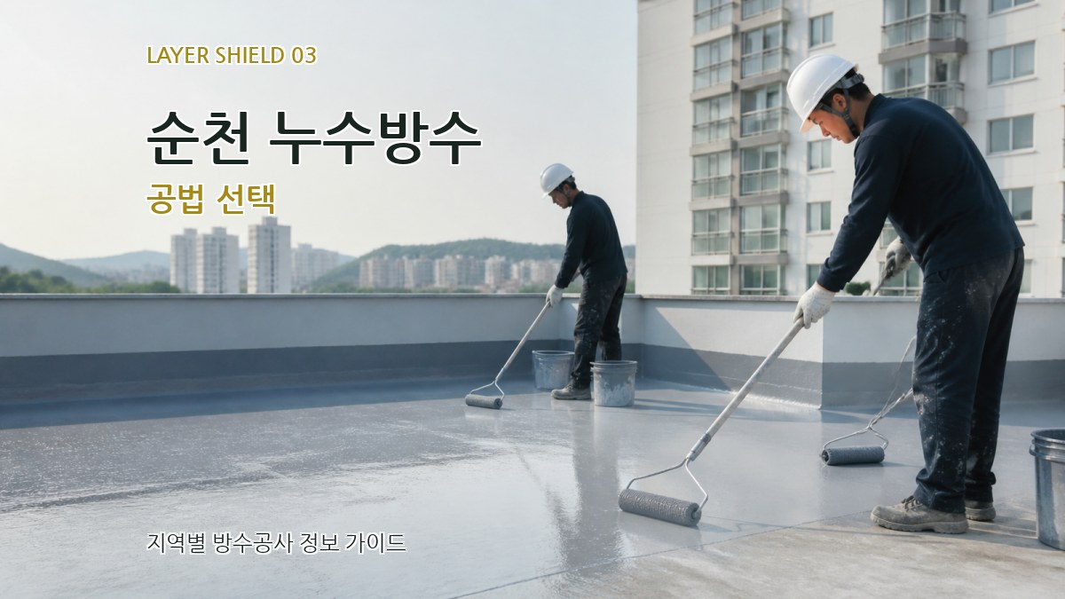 순천 누수방수 공법 선택