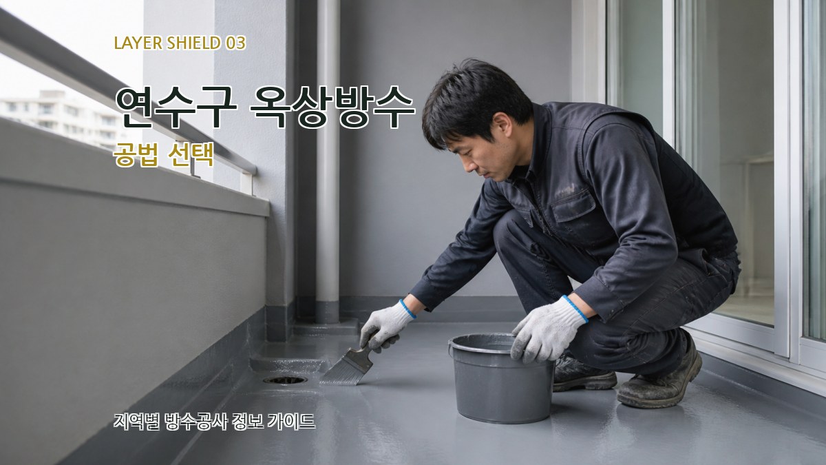 연수구 옥상방수 공법 선택