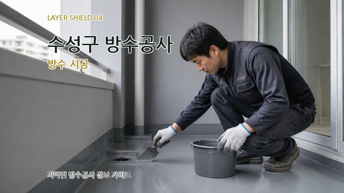 수성구 방수공사 방수 시공