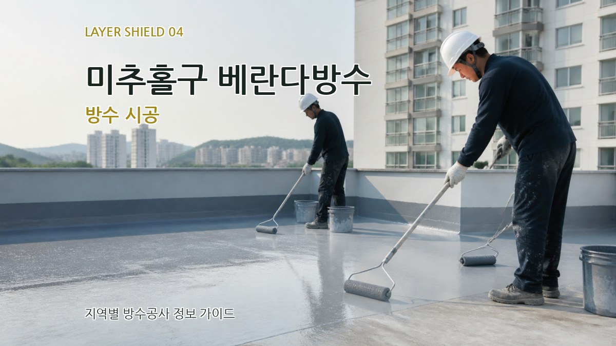 미추홀구 베란다방수 방수 시공